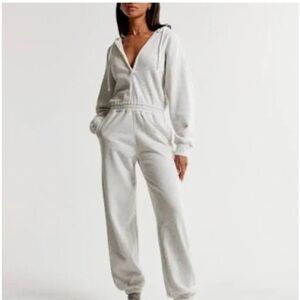Abercrombie Women's Gray loungewear Jumpsuit